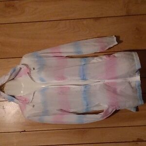 IMOVE hooded over-sized jacket with pockets